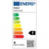 Rebel LEC-KOM1018 Lampa led birou ceas si sleep timer rebel