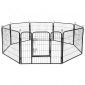 Rebel LEC-RA-1206 Tarc modular pentru caini 8 panouri 80x60 cm rebel anim