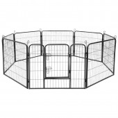 Rebel LEC-RA-1206 Tarc modular pentru caini 8 panouri 80x60 cm rebel anim