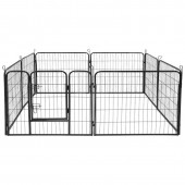 Rebel LEC-RA-1206 Tarc modular pentru caini 8 panouri 80x60 cm rebel anim