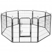 Rebel LEC-RA-1207 Tarc modular pentru caini 8 panouri 80x80 cm rebel anim
