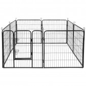 Rebel LEC-RA-1207 Tarc modular pentru caini 8 panouri 80x80 cm rebel anim