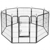 Rebel LEC-RA-1208 Tarc modular pentru caini 8 panouri 80x100 cm rebel ani