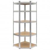 Rebel LEC-RB-1254 Raft metalic de colt 5 polite 180x70x40 875kg rebel