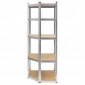 Rebel LEC-RB-1254 Raft metalic de colt 5 polite 180x70x40 875kg rebel