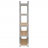 Rebel LEC-RB-1255 Raft metalic 5 polite mdf 150x70x30 750kg rebel