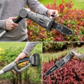 Rebel LEC-RB-5005.1 Trimmer gard viu telescopic + drujba 20v fara acc rebel