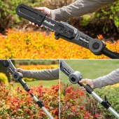Rebel LEC-RB-5005.1 Trimmer gard viu telescopic + drujba 20v fara acc rebel