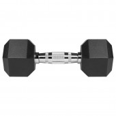 Rebel LEC-RBA-2325-06 Gantere dumbbell hex fonta cauciucata 2x6kg rebel activ