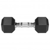 Rebel LEC-RBA-2325-07 Gantere dumbbell hex fonta cauciucata 2x7kg rebel activ