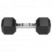 Rebel LEC-RBA-2325-09 Gantere dumbbell hex fonta cauciucata 2x9kg rebel activ
