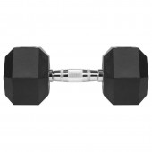 Rebel LEC-RBA-2325-15 Gantere dumbbell hex fonta cauciucata 2x15kg rebel acti