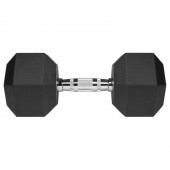 Rebel LEC-RBA-2325-20 Gantere dumbbell hex fonta cauciucata 20kg rebel active