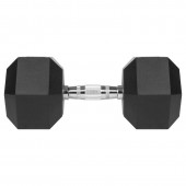 Rebel LEC-RBA-2325-22.5 Gantere dumbbell hex fonta cauciucata 22.5kg rebel acti