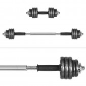 Rebel LEC-RBA-2327-15 Gantere reglabile cu valiza total 15kg rebel active