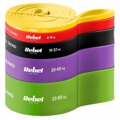 Rebel LEC-RBA-3001-S5 Set 5 benzi elastice tpe power band 4-55kg rebel active
