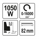 Rindea electrica 1050 W, Yato YT-82140