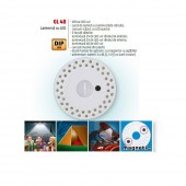 SAL so-GL 48 Lampa camping cu led-uri Sal GL 48, magnetica, agatatoare, alimentare 3 x AA