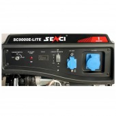 SENCI SC-9000lite Generator de curent pe benzina Senci 7.5 kW, monofazat 230V, AVR, Pornire la cheie