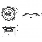 Sencor LEC-S-SCSBX1002 Difuzor auto 2 cai 4 inch 60w sencor