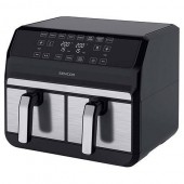 Sencor LEC-S-SFR9500SS Friteuza dubla airfryer 2x4 l 1700w vitafryer sencor