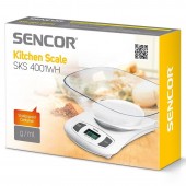Sencor LEC-S-SKS4001WH Cantar bucatarie cu bol detasabil sencor