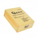 Set 3 burghie in trepte Geko G38502, 4-12, 4-20, 4-32 mm, HSS, acoperite cu titan