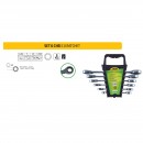 Set 6 chei inelare cu clichet JBM 53021, Cr-V, 8-19 mm