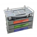 Set 900 buc garnituri O-ring, Geko G02801, rastel 3 cutii pentru depozitare 