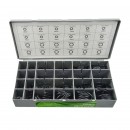 Set 900 buc garnituri O-ring, Geko G02801, rastel 3 cutii pentru depozitare 