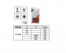 Set surubelnite mecanica fina 6Buc, L150mm, Yato YT-2575