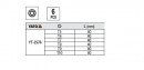 Set surubelnite mecanica fina 6Buc, L40mm, Yato YT-2576