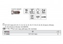 Set tubulare cu antrenor 19 buc., Yato YT-38682