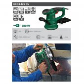 Slefuitor cu excentric, viteza variabila, DWT EX03-125DV, putere 380W, 6000-13000, 125mm