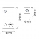 Sonerie fara fir, distanta maxima 120 m, Viola HL 456, alimentare baterii