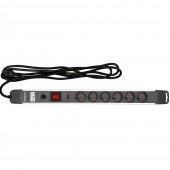 Sthor 72373 Prelungitor electric cu 6 prize, cu intrerupator, 3M