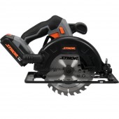 Sthor 78133 Fierastrau circular cu acumulator, 20 V, 2 Ah, 4000 rpm, 165 mm