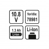 Sthor 78981 Bormasina cu acumulator Sthor 78981, Li-Ion, 10.8V