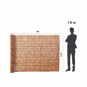 Strend Pro LWWL1JT164FTWA559V0 Paravan din stuf 5x1.7 m, Protectie vizuala si de vant, Maro, UV