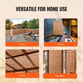 Strend Pro LWWL1JT164FTWA559V0 Paravan din stuf 5x1.7 m, Protectie vizuala si de vant, Maro, UV