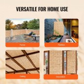 Strend Pro LWWLYMS1JT989KBWJV0 Paravan din stuf 3x1 m, Protectie vizuala si de vant, Maro deschis, UV