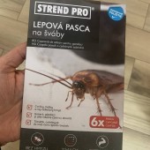 Strend Pro SK-090060 Set 6 capcane adezive Strend Pro, impotriva gandacilor, 22 x 14 cm