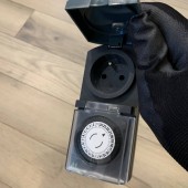 Strend Pro SK-213070 Priza programabila de exterior Emos P5508, IP44, 230V, 3680W, programabila