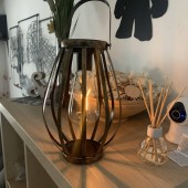 Strend Pro SK-2171808 Lampa solara Strend Pro Hadar 180x210 mm, 2 Edison LED, metal