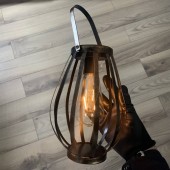 Strend Pro SK-2171808 Lampa solara Strend Pro Hadar 180x210 mm, 2 Edison LED, metal