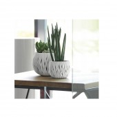 Strend Pro SK-255002 Ghiveci decorativ Strend Pro Sandy Bowl, Alb, 238x161 mm