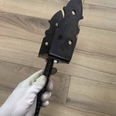 Strend Pro SK-429078 Suport stalp tip U fixare in beton, Strend Pro ASU2, latime reglabila 0-100 mm, negru, decorativ