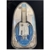 Strend Pro sk-8050175 Masca snorkeling pe intreaga fata Strend Pro Blue S/M, pentru adulti