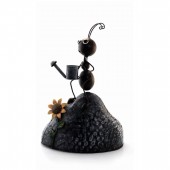 Strend Pro SK-8090818 Ghiveci decoratiune gradina Strend Pro Mecco 9100, furnica, tabla, 24x15x35 cm