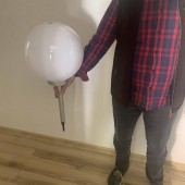 Strend Pro sk-8090838 Lampa solara Strend Pro Rainbow, 4 x led, lumina multicolor, 30x70cm